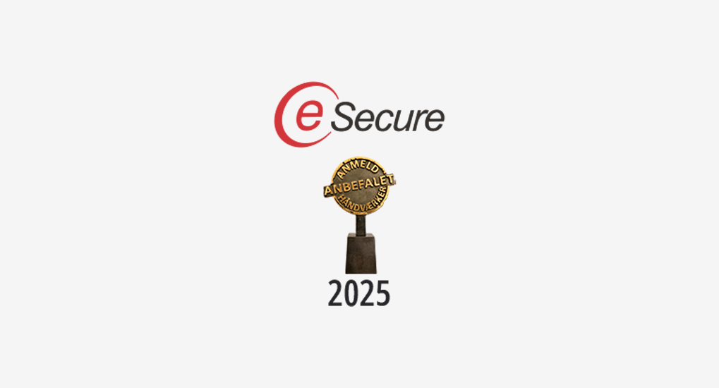 E-Secure vinder Årets Håndværker 2025 i kategorien Låse og Sikringsfirma
